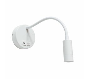 Artdelight Wandlamp Flex USB wit Artdelight Wandlamp Flex USB wit
