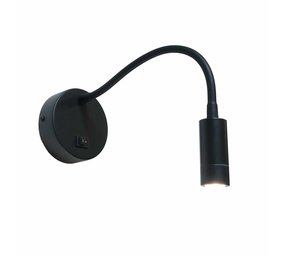 Artdelight Wandlamp Flex zwart Artdelight Wandlamp Flex zwart