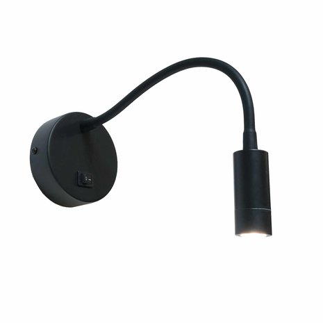 Artdelight Wandlamp Flex zwart Artdelight Wandlamp Flex zwart