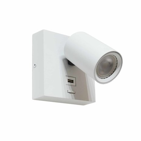 Artdelight Wandlamp Master USB wit Artdelight Wandlamp Master USB wit