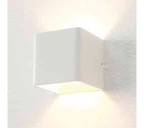 Artdelight Wandlamp Fulda 10x10 cm wit Artdelight Wandlamp Fulda 10x10 cm wit