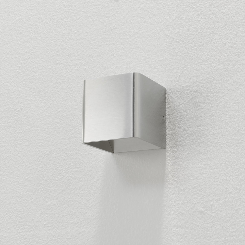 Artdelight Wandlamp Fulda 10x10 cm aluminium Artdelight Wandlamp Fulda 10x10 cm aluminium