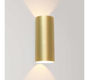 Artdelight Wandlamp Brody 2 lichts H 18 cm mat goud Artdelight Wandlamp Brody 2 lichts H 18 cm mat goud