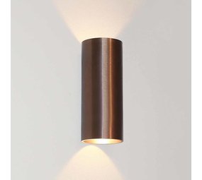 Artdelight Wandlamp Brody 2 lichts H 18 cm koper brons Artdelight Wandlamp Brody 2 lichts H 18 cm koper brons