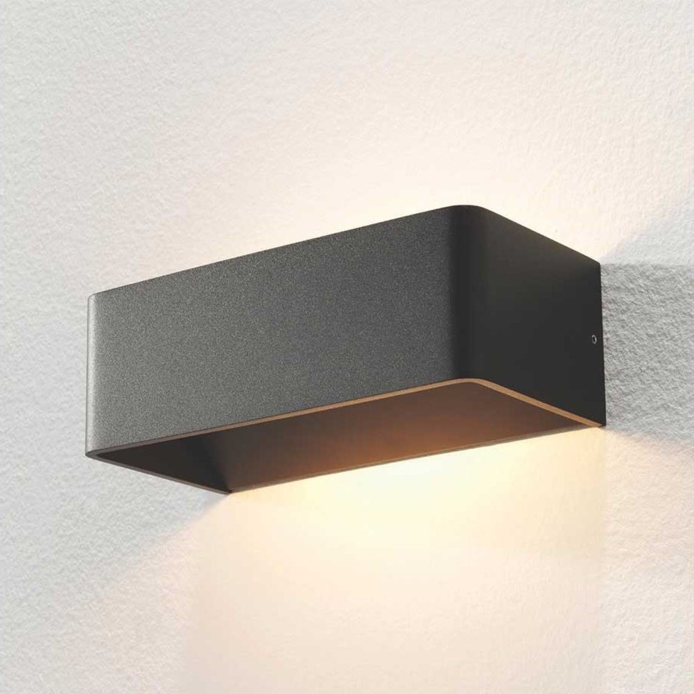 Artdelight Wandlamp Mainz 20 x 7 cm zwart Artdelight Wandlamp Mainz 20 x 7 cm zwart