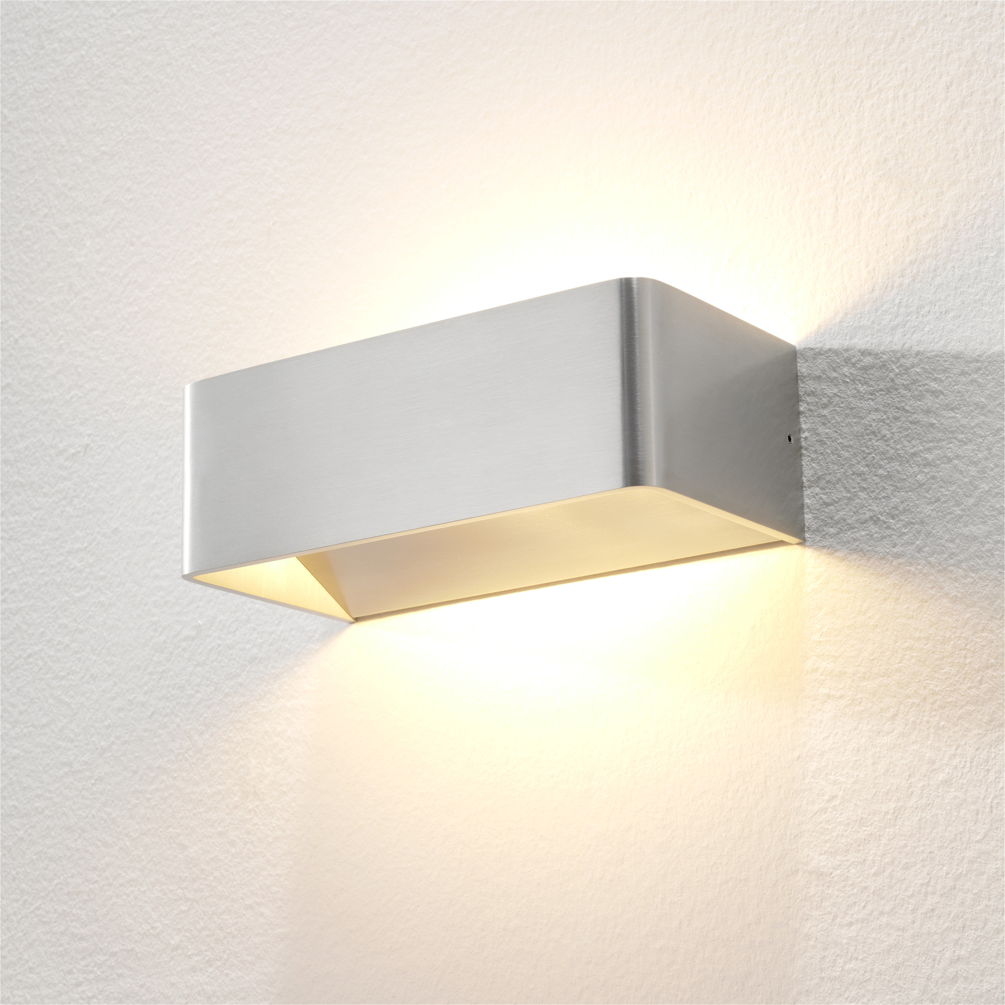 Wandlamp Mainz Alu Wit 2 x 3Watt Led