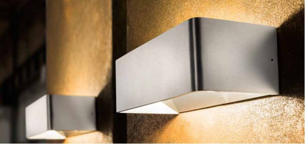 Artdelight Wandlamp Mainz 20 x 7 cm aluminium Artdelight Wandlamp Mainz 20 x 7 cm aluminium