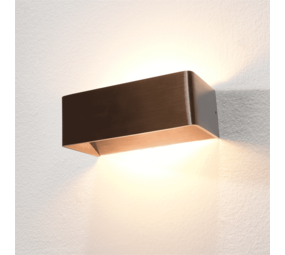 Artdelight Wandlamp Mainz 20 x 7 cm koper brons