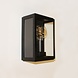 Artdelight Buitenlamp Rowin wand H 25 cm zwart Artdelight Buitenlamp Rowin wand H 25 cm zwart