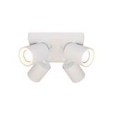 Artdelight Spot Megano 4 lichts vierkant wit Artdelight Spot Megano 4 lichts vierkant wit