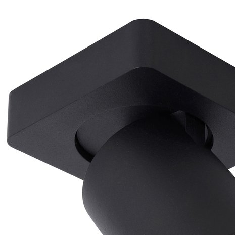 Artdelight Spot Megano 4 lichts vierkant zwart Artdelight Spot Megano 4 lichts vierkant zwart