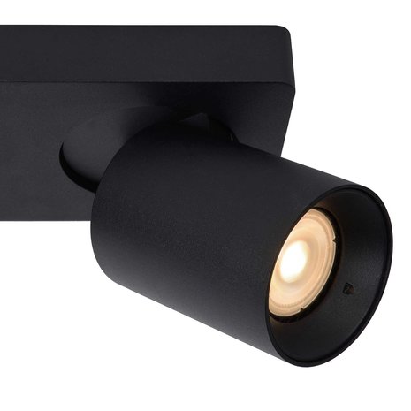 Artdelight Spot Megano 3 lichts balk zwart Artdelight Spot Megano 3 lichts balk zwart