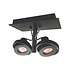 Spot Meist 2 lichts zwart Spot Meist 2 lichts zwart