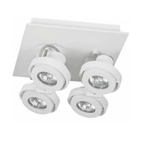 Artdelight Spot Meist 4 lichts vierkant wit Artdelight Spot Meist 4 lichts vierkant wit
