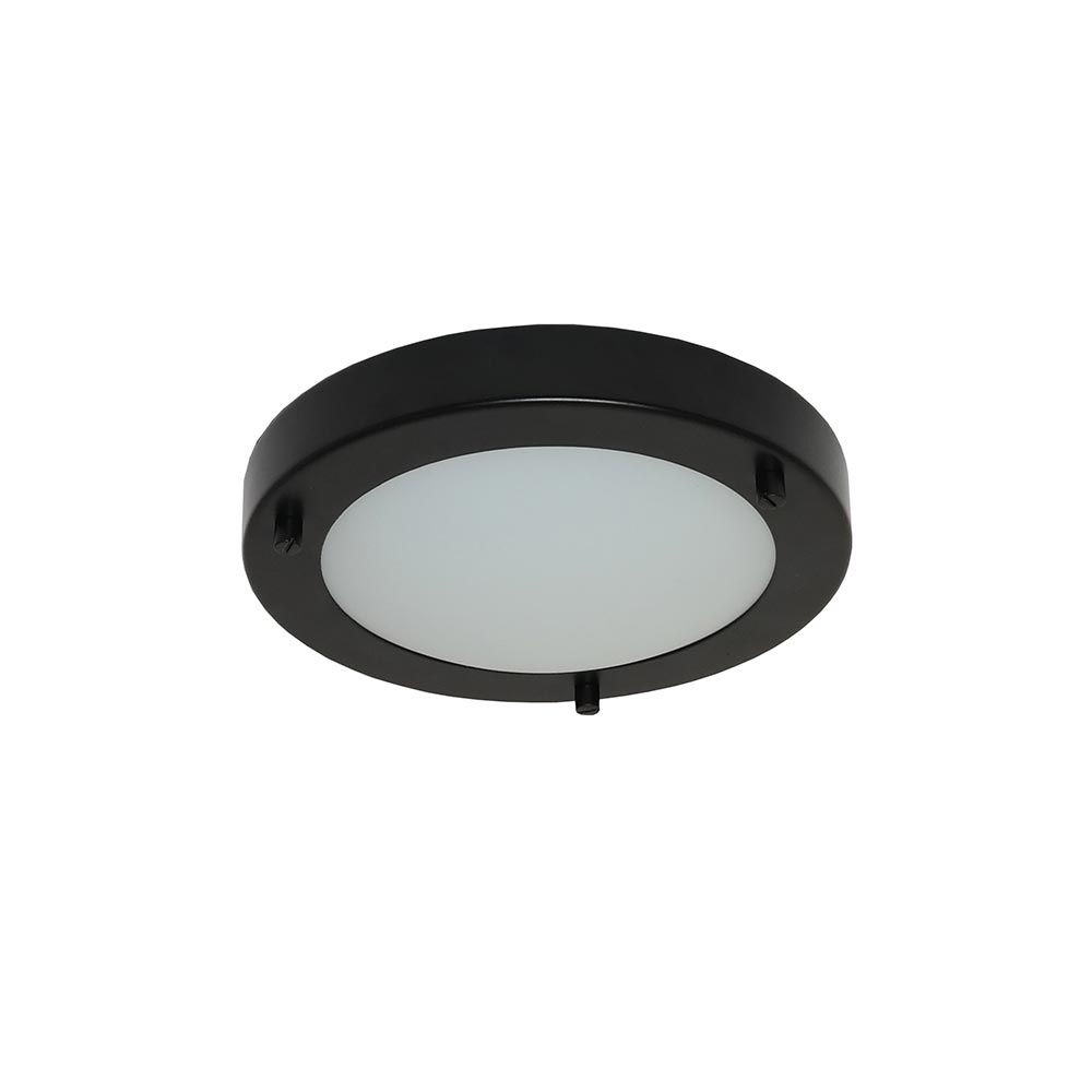 Artdelight Plafondlamp Yuca Ø 18 cm 10 Watt zwart