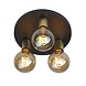Ylumen Plafondlamp Basiq 3 lichts Ø 25 cm excl. E27 zwart goud Ylumen Plafondlamp Basiq 3 lichts Ø 25 cm excl. E27 zwart goud