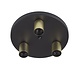 Ylumen Plafondlamp Basiq 3 lichts Ø 25 cm excl. E27 zwart goud Ylumen Plafondlamp Basiq 3 lichts Ø 25 cm excl. E27 zwart goud