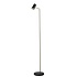 Vloerlamp Burgos 1 lichts H 134 cm zwart goud Vloerlamp Burgos 1 lichts H 134 cm zwart goud