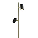 Highlight Vloerlamp Burgos 2 lichts H 142 cm zwart goud Highlight Vloerlamp Burgos 2 lichts H 142 cm zwart goud