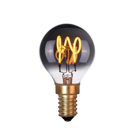 nek alleen vork Lamp LED E14 kogel 4W 60 LM 2200K Dimbaar rook Highlight L2505.19 -  Lamponline.nl