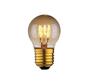 Highlight Lamp LED E27 kogel 4W 120 LM 2200K Dimbaar amber Highlight Lamp LED E27 kogel 4W 120 LM 2200K Dimbaar amber