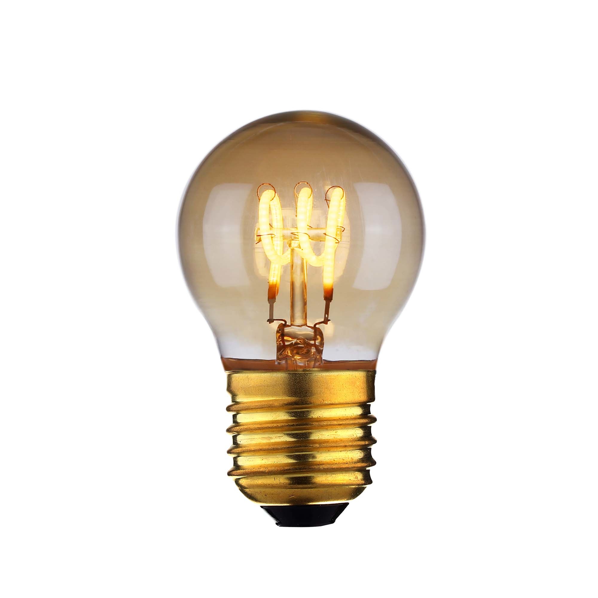Gietvorm Centimeter Peuter Lamp LED E27 kogel 4W 120 LM 2200K Dimbaar amber Highlight L2506.36 -  Lamponline.nl