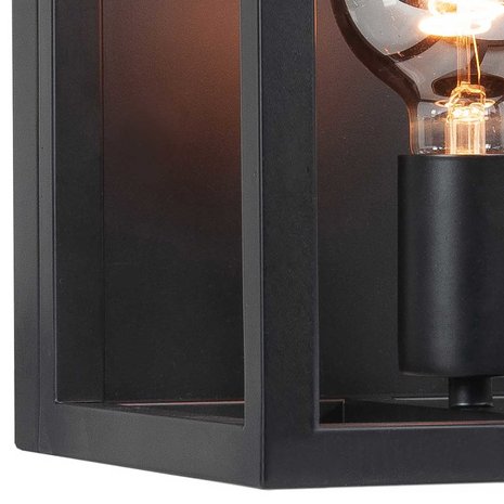 Highlight Wandlamp Fragola B 20 cm H 22 cm zwart Highlight Wandlamp Fragola B 20 cm H 22 cm zwart