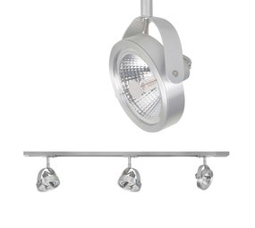Highlight Railsysteem Trackline 100 cm + 3 Malta spots mat chroom