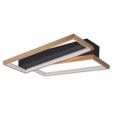 Highlight Plafondlamp Helios L 43 cm B 34 cm mat goud-zwart Highlight Plafondlamp Helios L 43 cm B 34 cm mat goud-zwart