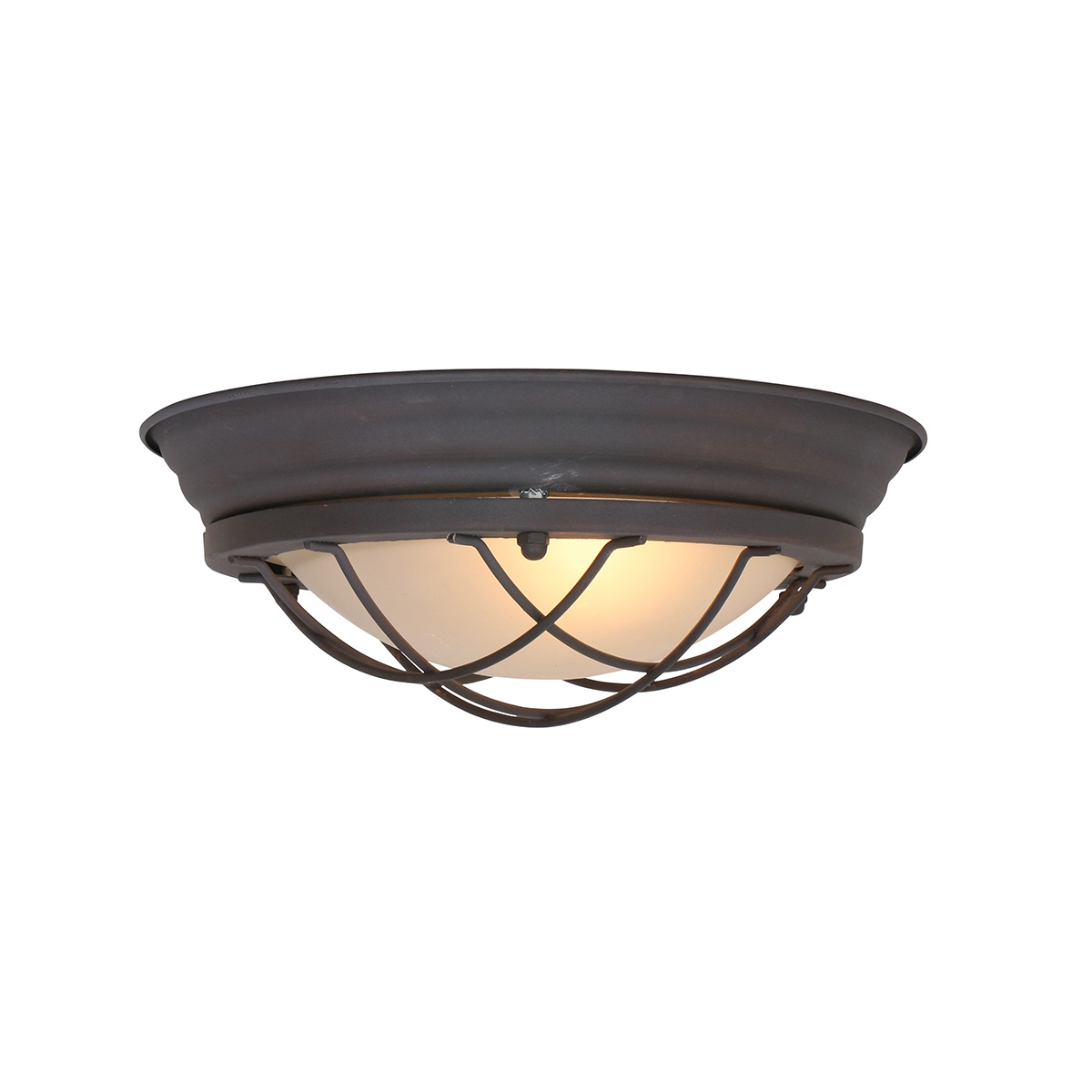Mexlite Plafondlamp mexlite lisanne 1357b bruin Mexlite Plafondlamp mexlite lisanne 1357b bruin