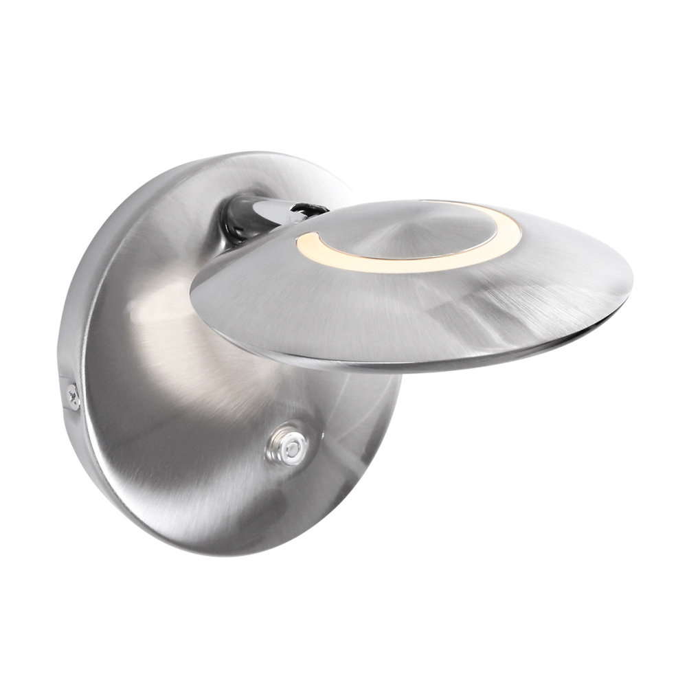 Steinhauer Wandlamp zenith LED 1442st staal Steinhauer Wandlamp zenith LED 1442st staal