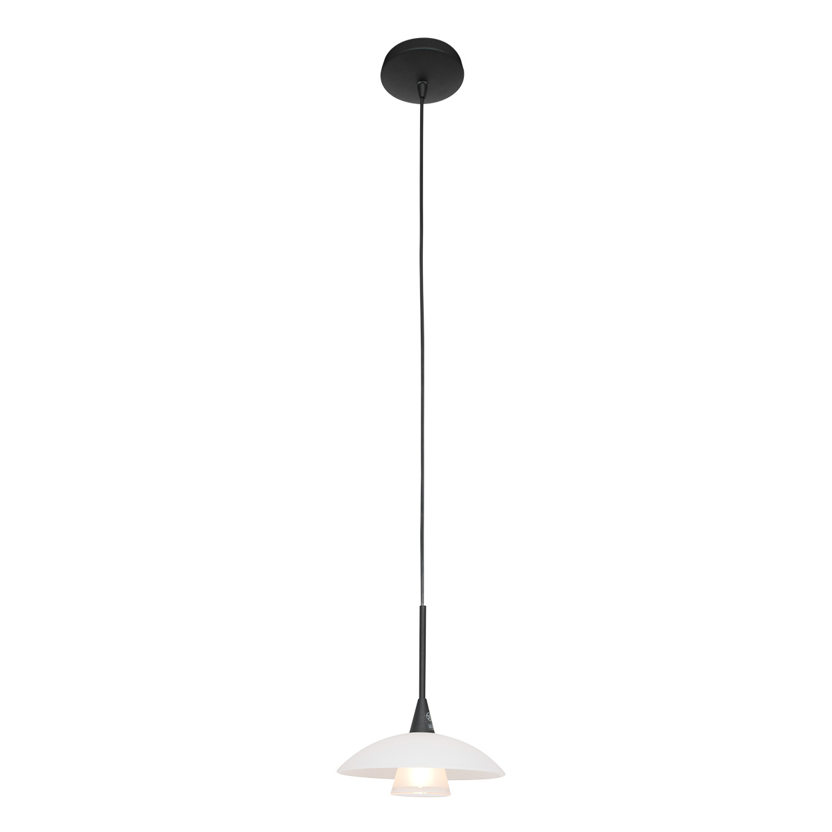 Steinhauer Hanglamp tallerken LED 2655zw zwart Steinhauer Hanglamp tallerken LED 2655zw zwart