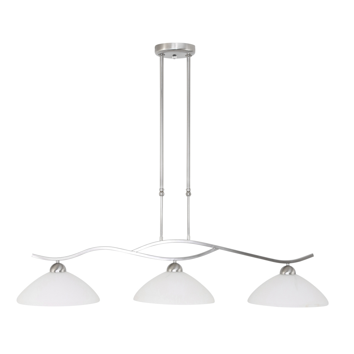 Steinhauer Hanglamp capri 6837 staal Steinhauer Hanglamp capri 6837 staal