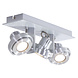 Steinhauer Spot quatro 3 lichts LED 7551 staal Steinhauer Spot quatro 3 lichts LED 7551 staal