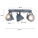 Mexlite Spot mexlite paco 1314gr grijs Mexlite Spot mexlite paco 1314gr grijs