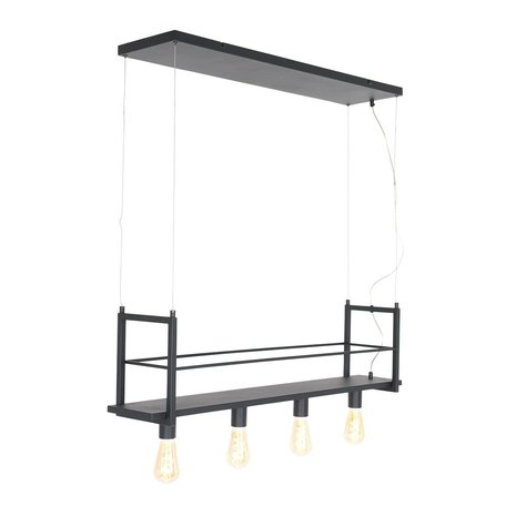 Mexlite Hanglamp buckley Rek 2983 zwart