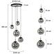 Steinhauer Hanglamp bollique Ø 60 cm 2730 zwart Steinhauer Hanglamp bollique Ø 60 cm 2730 zwart
