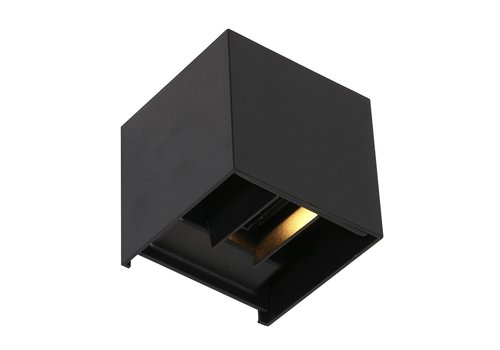 Steinhauer Buitenlamp Boxx incl. LED 2 lichts dag nacht sensor zwart