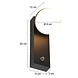 Steinhauer Buitenlamp Ball incl. LED 1 lichts dag nacht sensor zwart Steinhauer Buitenlamp Ball incl. LED 1 lichts dag nacht sensor zwart