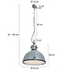 Steinhauer Hanglamp industrieel 7586b grijs Steinhauer Hanglamp industrieel 7586b grijs