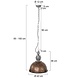 Steinhauer Hanglamp industrieel 7586b oud bruin Steinhauer Hanglamp industrieel 7586b oud bruin