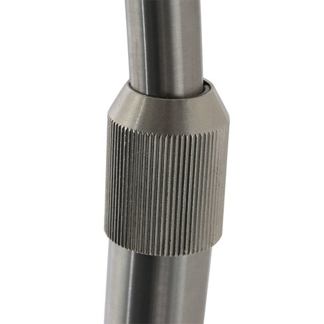 Steinhauer Vloerlamp Sparkled light 9904 staal kap grijs linnen