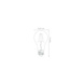 Lucide A60 - Filament lamp - Ø 6 cm - LED Dimb. - E27 - 1x5W 2700K - mat Lucide A60 - Filament lamp - Ø 6 cm - LED Dimb. - E27 - 1x5W 2700K - mat