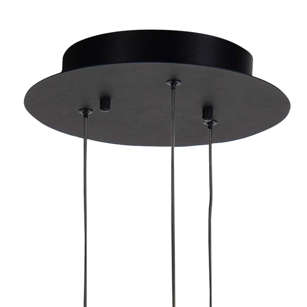 Highlight Hanglamp Clear Egg 3 lichts Ø 25 cm helder-zwart Highlight Hanglamp Clear Egg 3 lichts Ø 25 cm helder-zwart