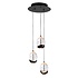Hanglamp Clear Egg 3 lichts Ø 25 cm helder-zwart Hanglamp Clear Egg 3 lichts Ø 25 cm helder-zwart