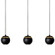 Highlight Hanglamp Singapore 5 lichts L 110 cm zwart Highlight Hanglamp Singapore 5 lichts L 110 cm zwart