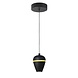 Highlight Hanglamp Kobe 1 lichts Ø 12 cm zwart Highlight Hanglamp Kobe 1 lichts Ø 12 cm zwart