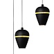Highlight Hanglamp Kobe 3 lichts Ø 30 cm zwart Highlight Hanglamp Kobe 3 lichts Ø 30 cm zwart