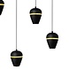 Highlight Hanglamp Kobe -2e kans- 6 lichts L 116 cm zwart Highlight Hanglamp Kobe -2e kans- 6 lichts L 116 cm zwart