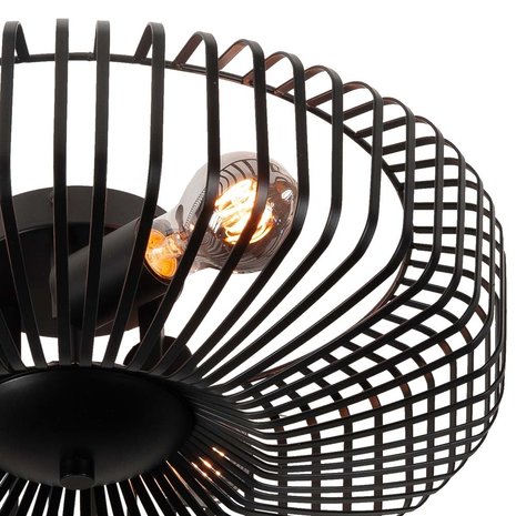 Highlight Plafondlamp Nino Ø 45 cm zwart